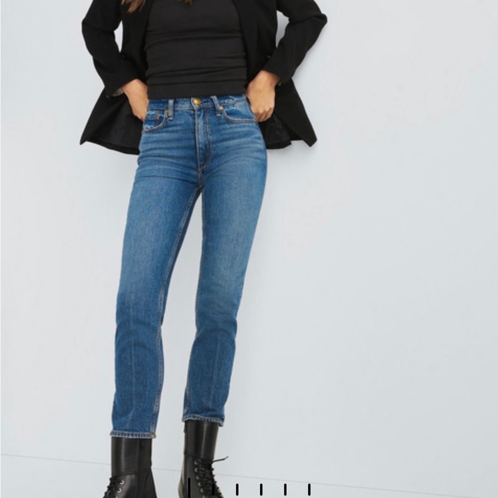 Rag & Bone straight leg blue jeans